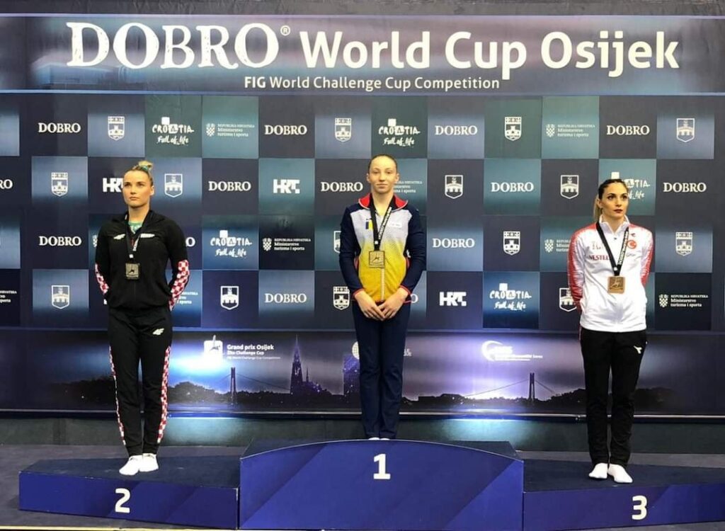 Rezultate foarte bune pentru gimnastica românească la Cupa Mondială Challenge de la Osijek