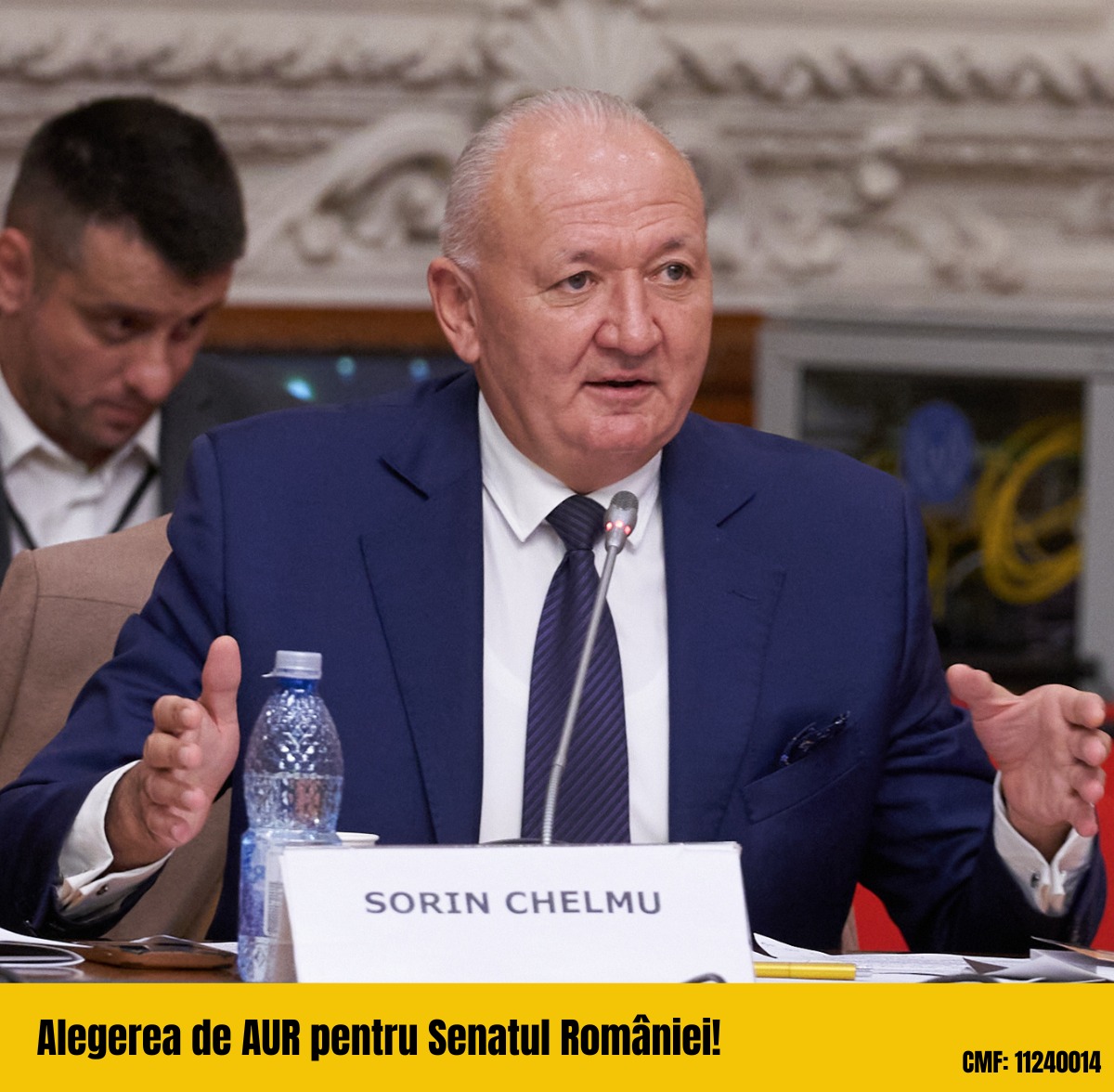 Sorin Chelmu, candidatul AUR Vaslui la Senatul României